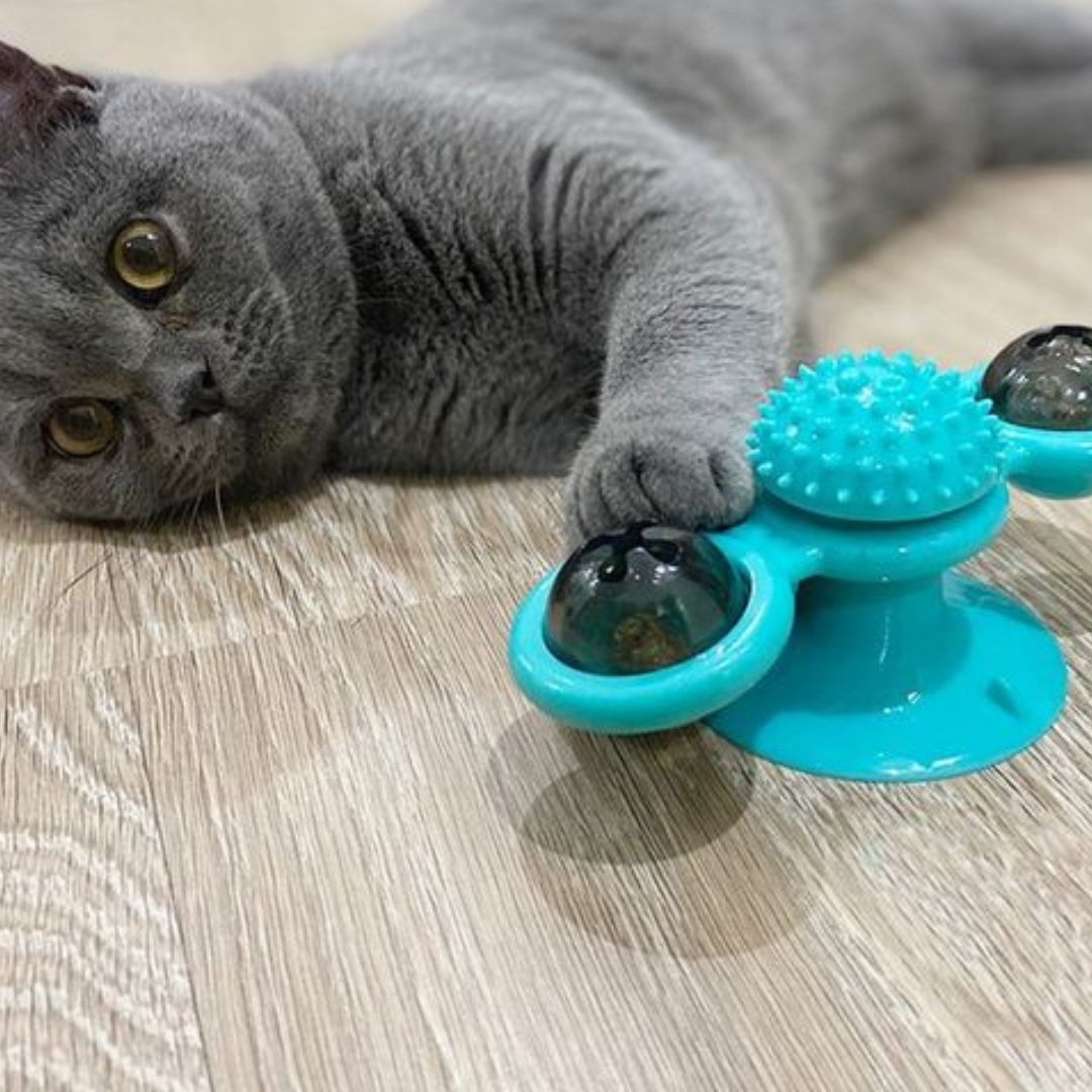 MOLINO GIRATORIO CON LUZ PARA GATOS - Imagen 6