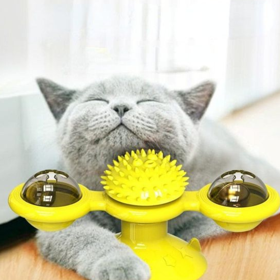 MOLINO GIRATORIO CON LUZ PARA GATOS - Imagen 4