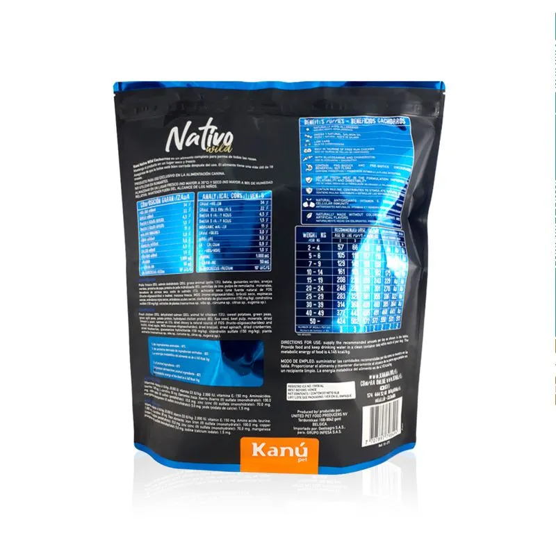 Alimento Grain Free para Perro Cachorro Kanu Nativo Wild