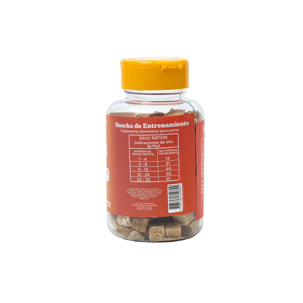 Kanu Pet Tasty Cubes de Zanahoria Liofilizada para Perros, 20 g – Snack Natural, Bajo en Calorías, Ideal para Entrenar y Recompensar a tu Mascota