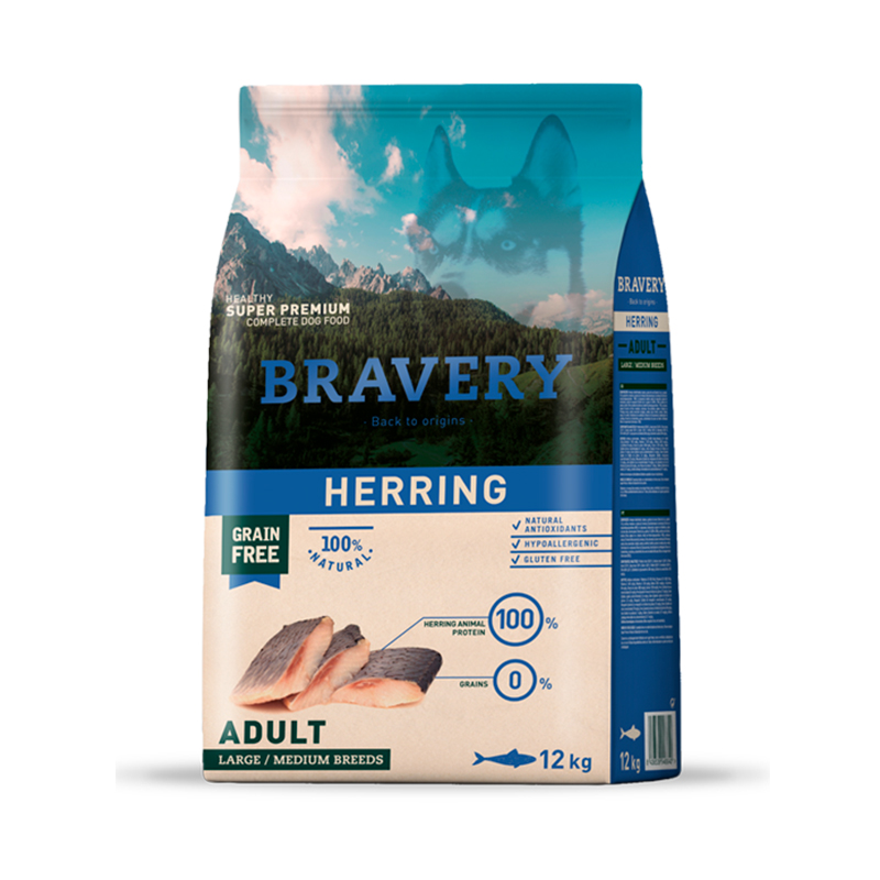 Bravery Herring Adult Large/Medium breeds - Imagen 3