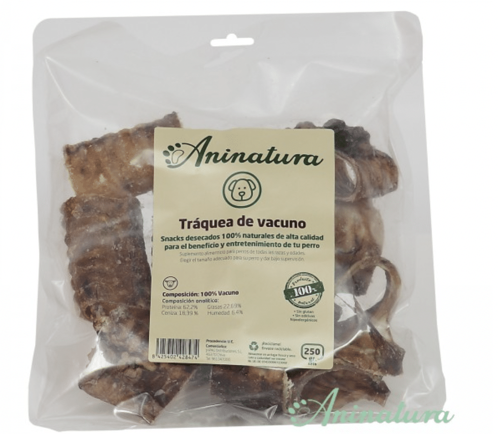 Tráquea de vacuno Snack natural Aninatura