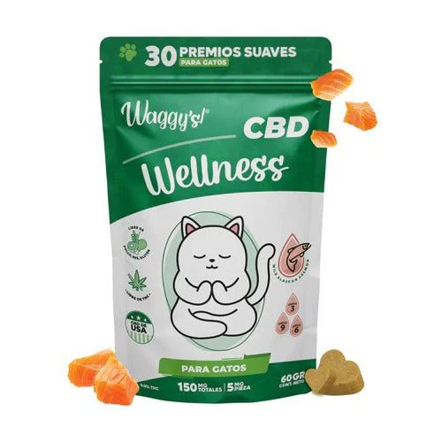 Waggys Wellness Premios Suaves Para Gato 150mg 30 Premios