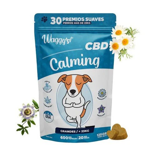 Waggys Premios Calming Perros Raza Grande Más De 23kg 30 Pza
