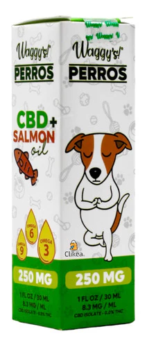 Waggys Aceite Salmón Perro Antiestrés Y Ansiedad 250mg 30 Ml