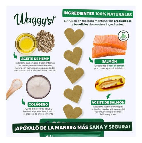 Waggys Wellness Premios Suaves Para Gato 150mg 30 Premios - Imagen 4