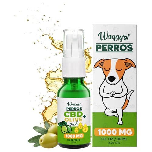 Waggys Aceite Oliva Perro Antiestrés Y Ansiedad 1000mg 30 Ml