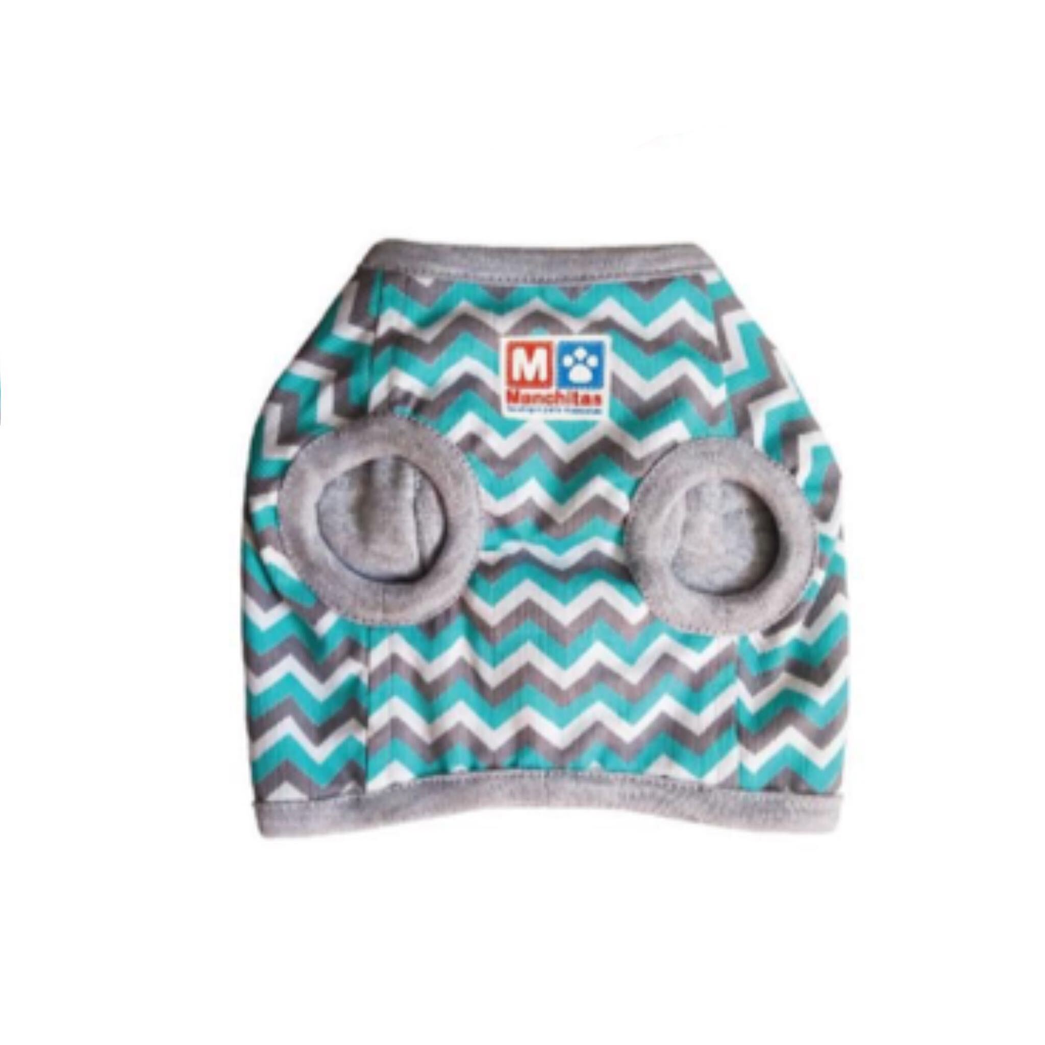 CHALECO PRETAL MANCHITAS ZIG ZAG
