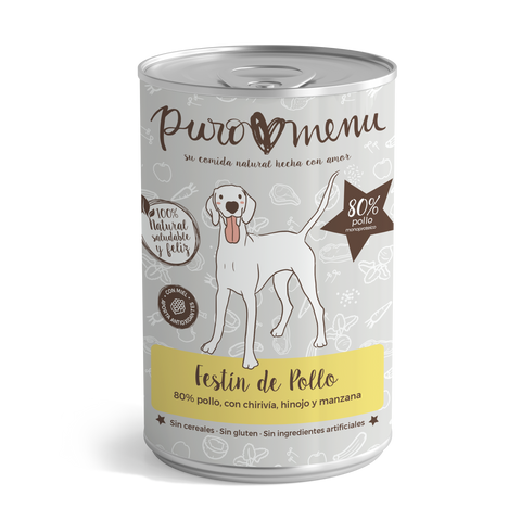 Puro Menú lata Festín de Pollo