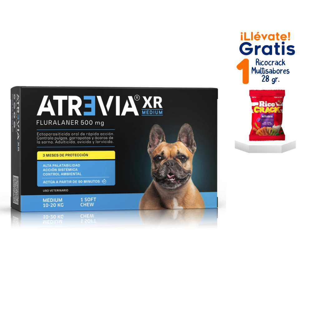 Atrevia XR 500mg para Perro 10 a 20kg