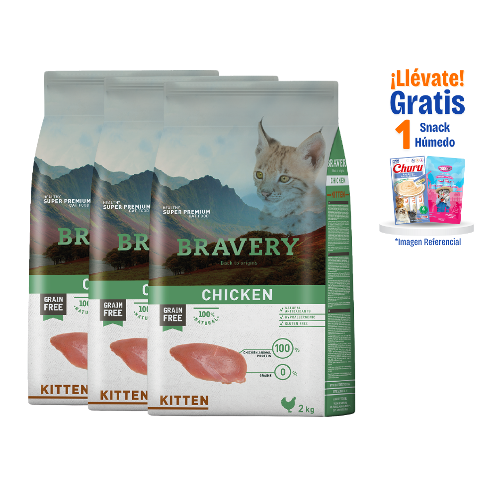 Bravery – Chicken Kitten 6 kg