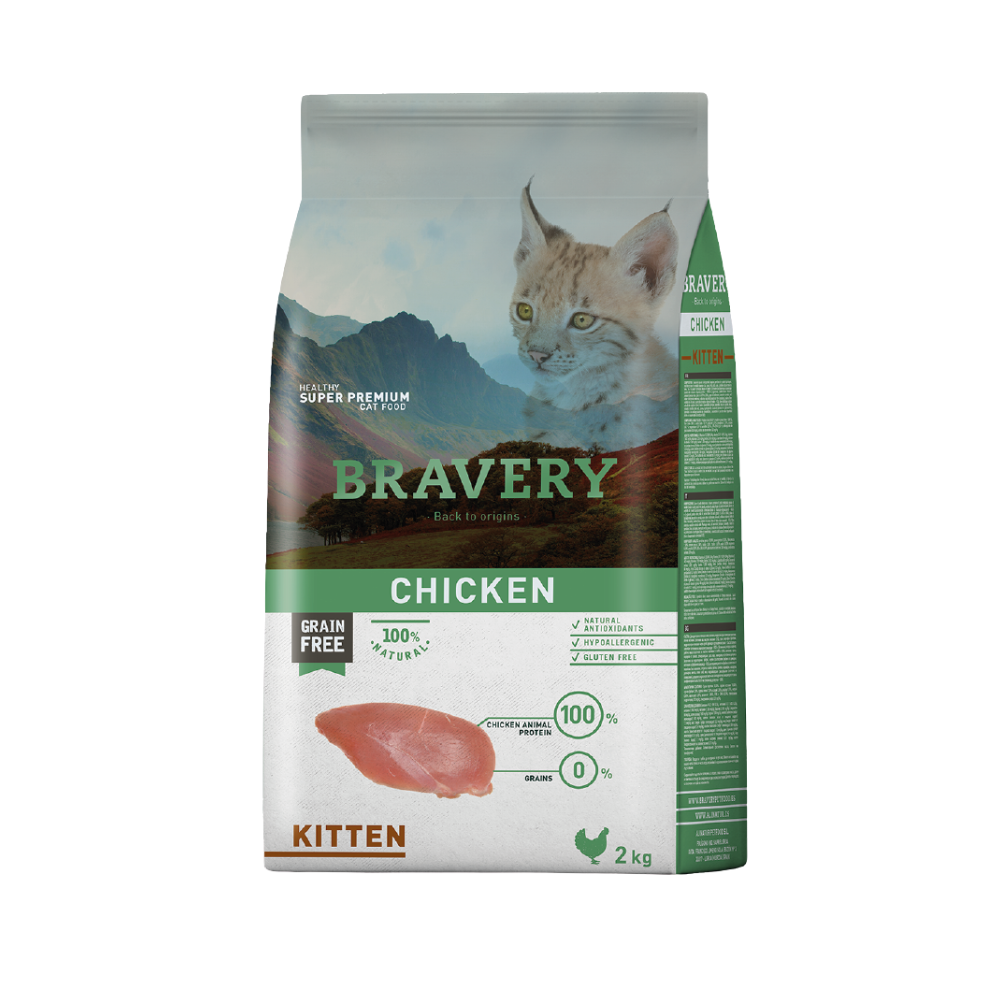 Bravery – Chicken Kitten 2 Kg