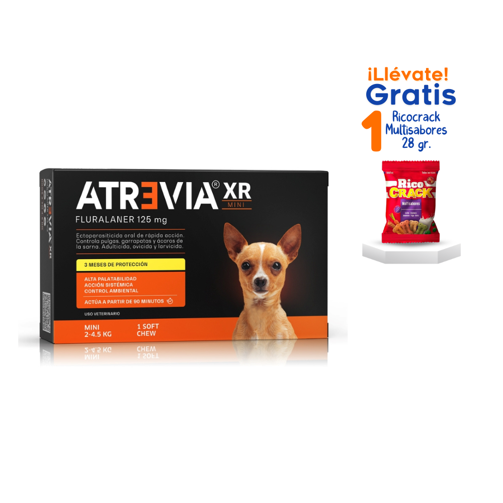 Atrevia XR 125mg para Perro 2 a 4.5kg