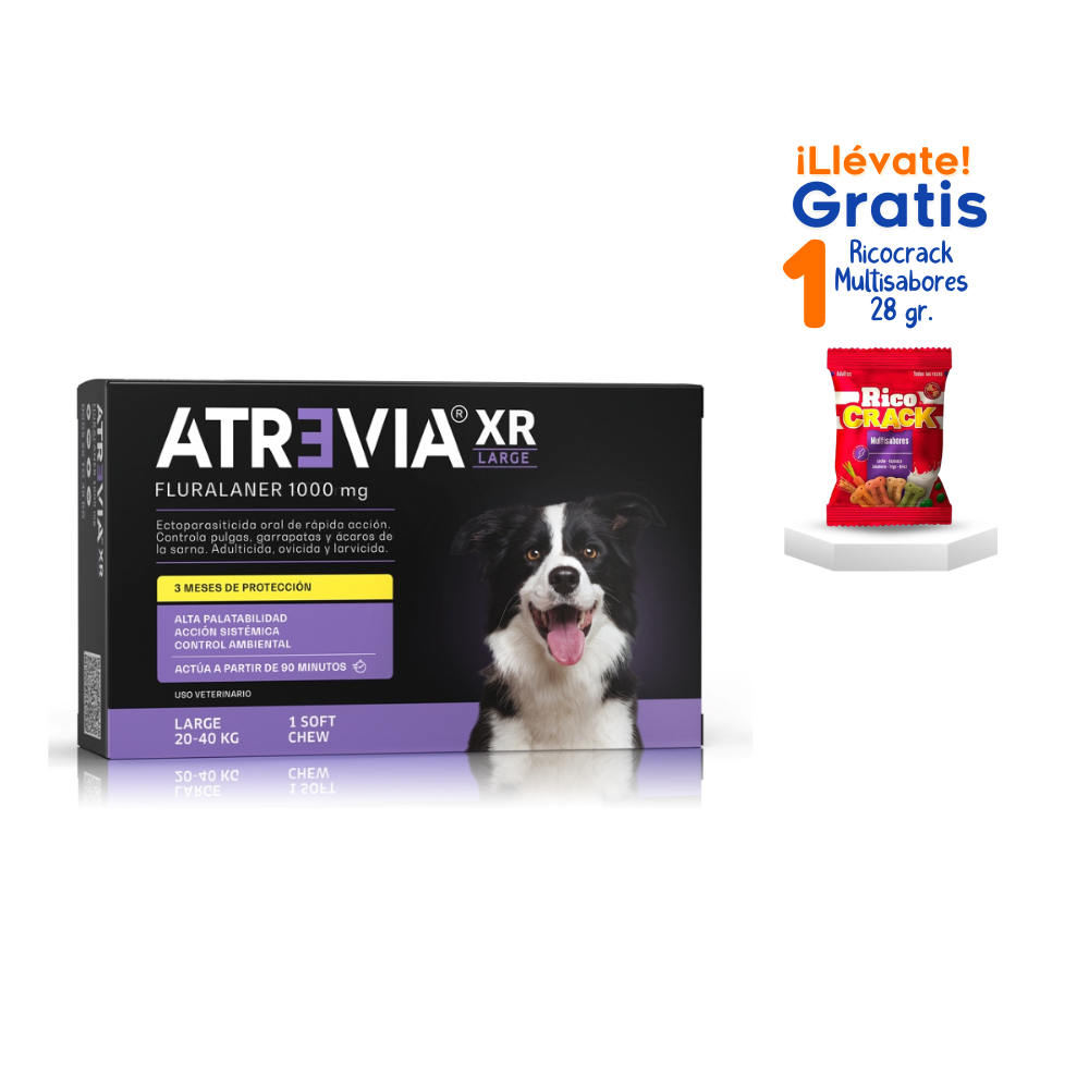 Atrevia XR 1000mg para Perro 20 a 40kg