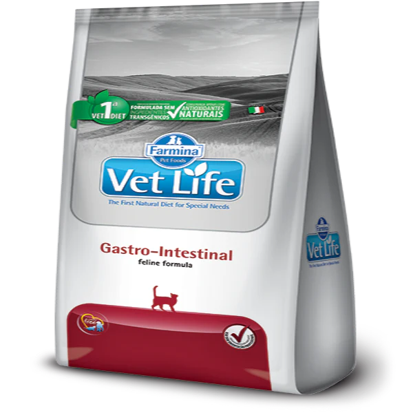 Alimento para gato Vet Life Feline Gastro Intestinal 2 kg