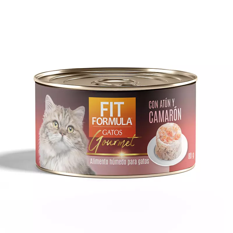 Fit Formula Lata para gato con camarón