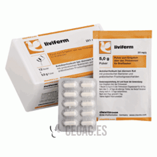 Liviferm cápsulas (regenera la flora intestinal) de Chevita 100 cps.
