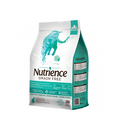 Nutrience Grain Free Indoor Gato Pato Pavo y Pollo