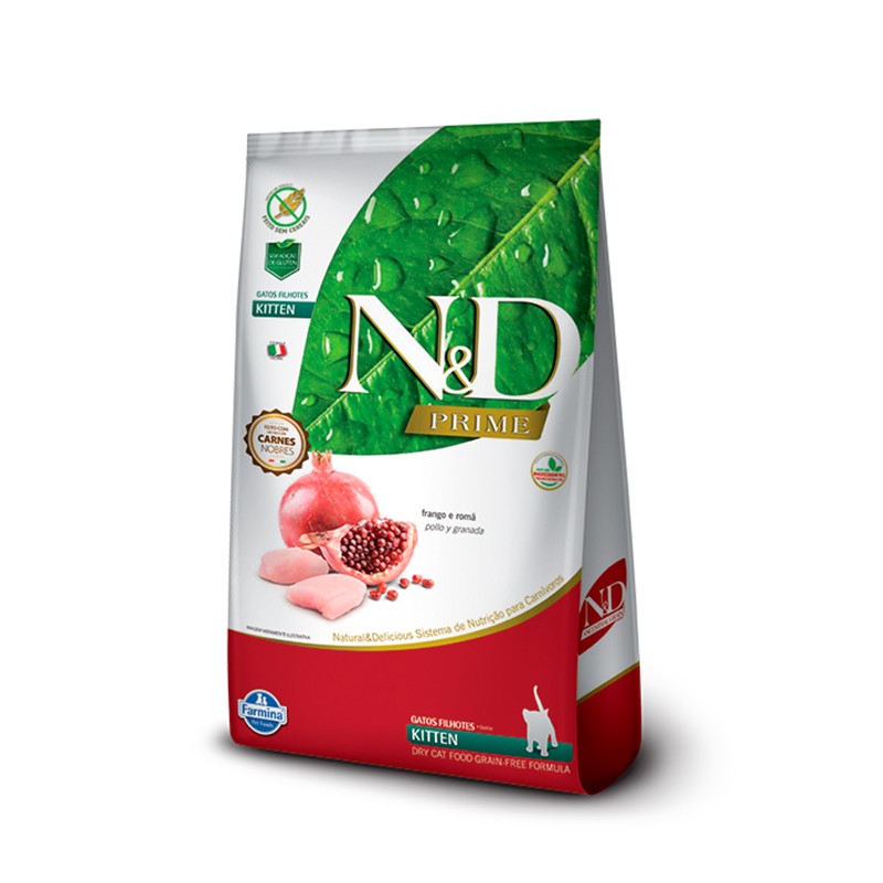 N&D Gato Kitten Prime Frango 7.5 KG